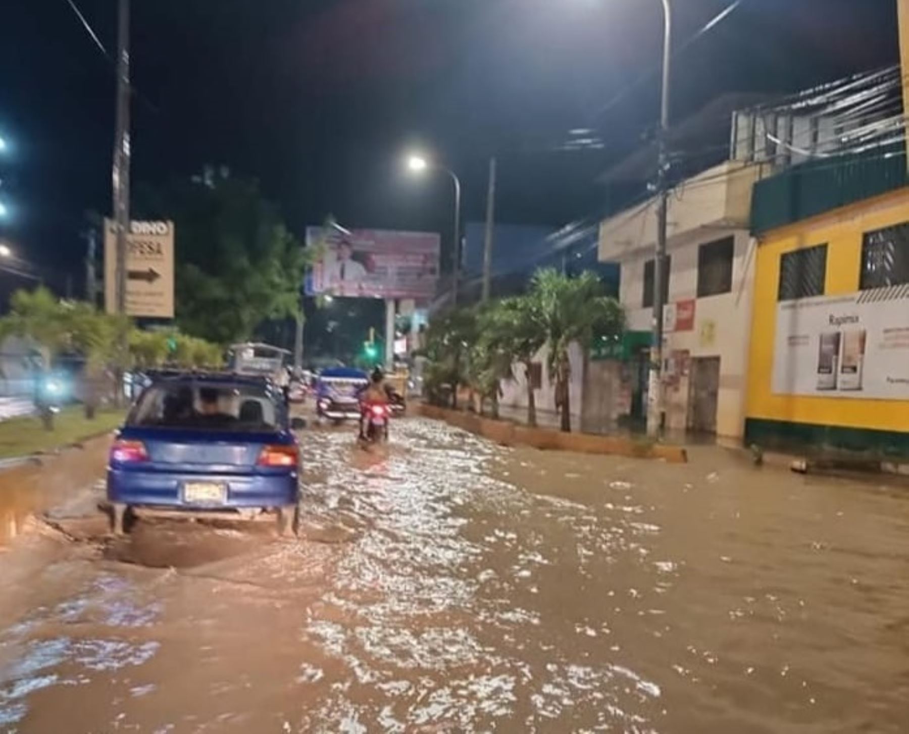 Tumbes: calles y viviendas inundadas por lluvias