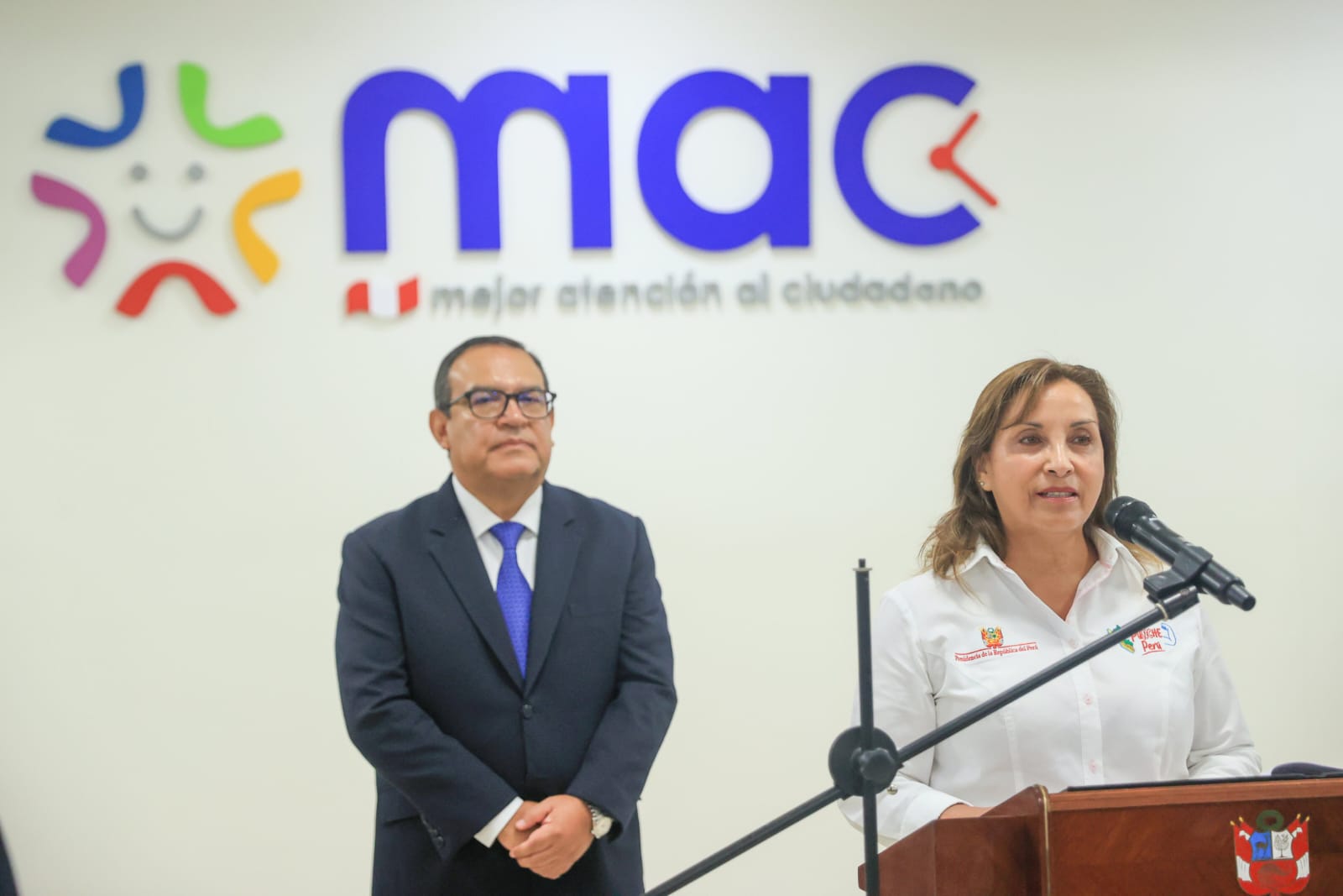 Dina Boluarte anuncia ampliación de centros MAC