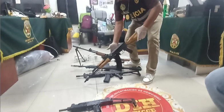 Cae banda de militar  que robaba armas al Ejército peruano
