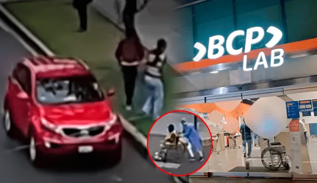 Hampones vestidos de policías, enfermeros  y en silla de ruedas asaltaron agencia BCP