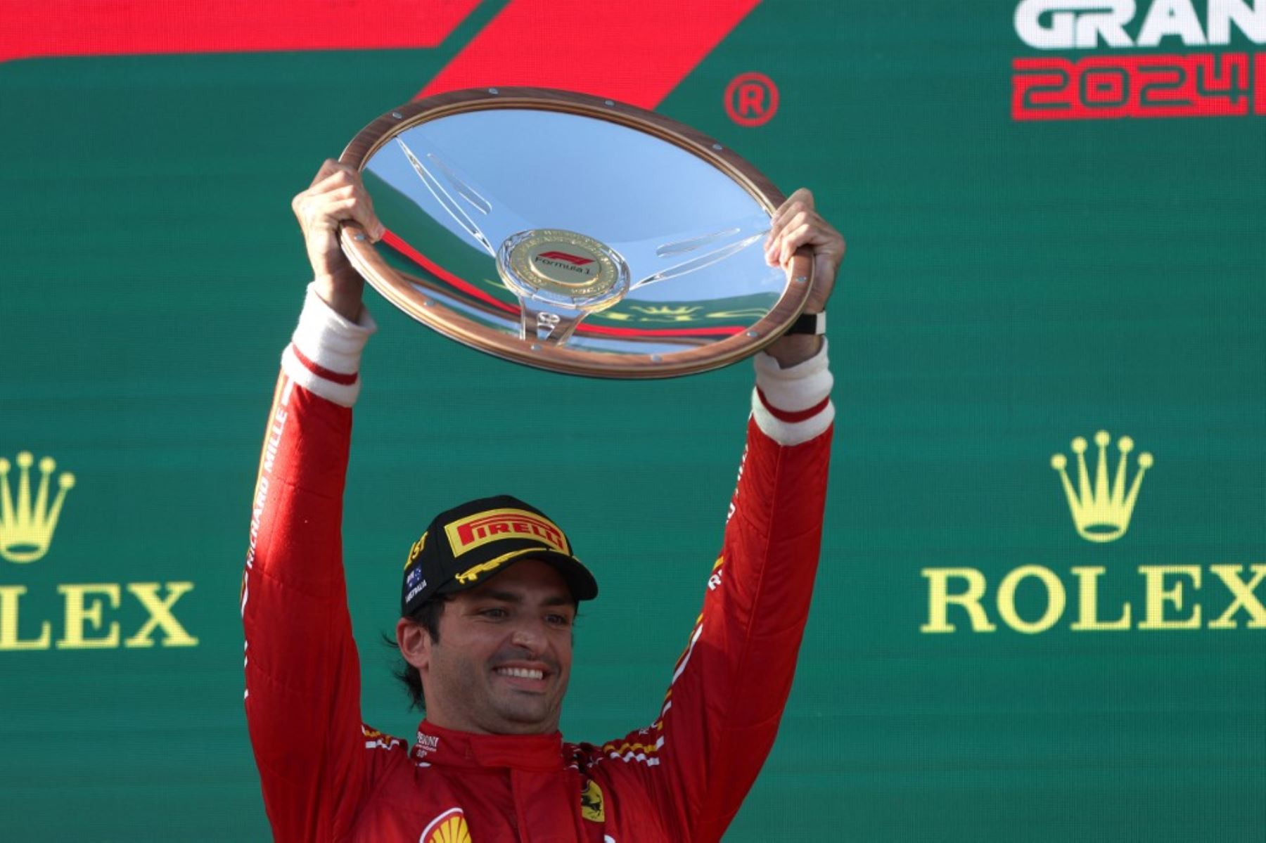 Carlos Sainz, de Ferrari, triunfa en Gran Premio de Australia de Fórmula 1