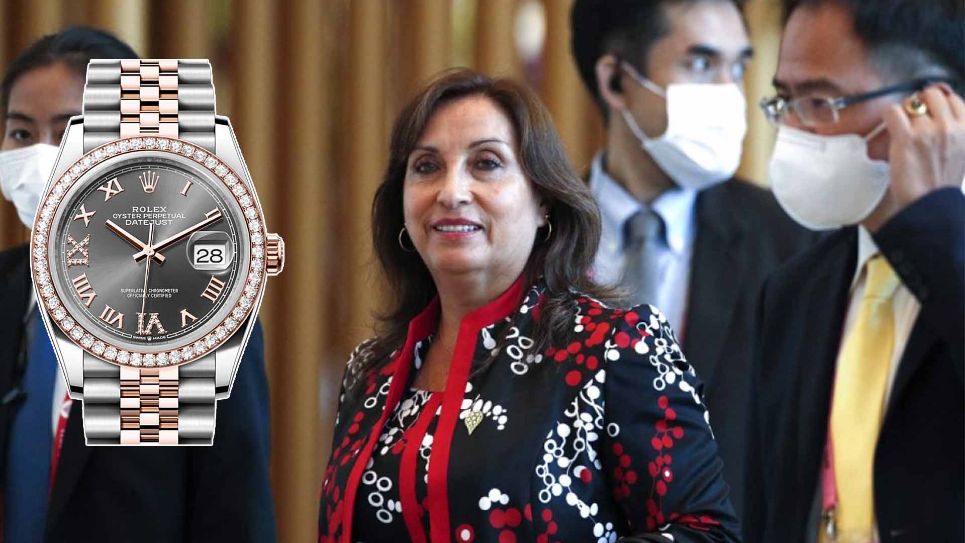 Fiscalía solicitó las boletas de pago de Dina Boluarte y evidencias de sus Rolex