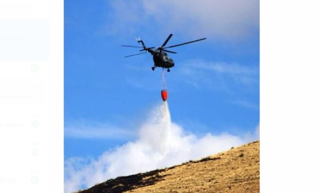 Fuerza Aérea - incendio forestal