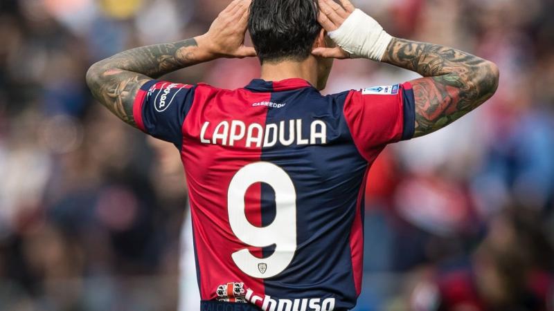 Gianluca Lapadula volvió a anotar con el Cagliari