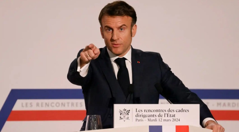 Macron llama a Europa a prepararse para la guerra
