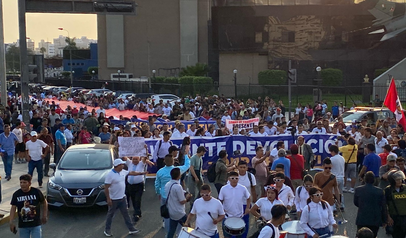 Marcha marcharon AFP