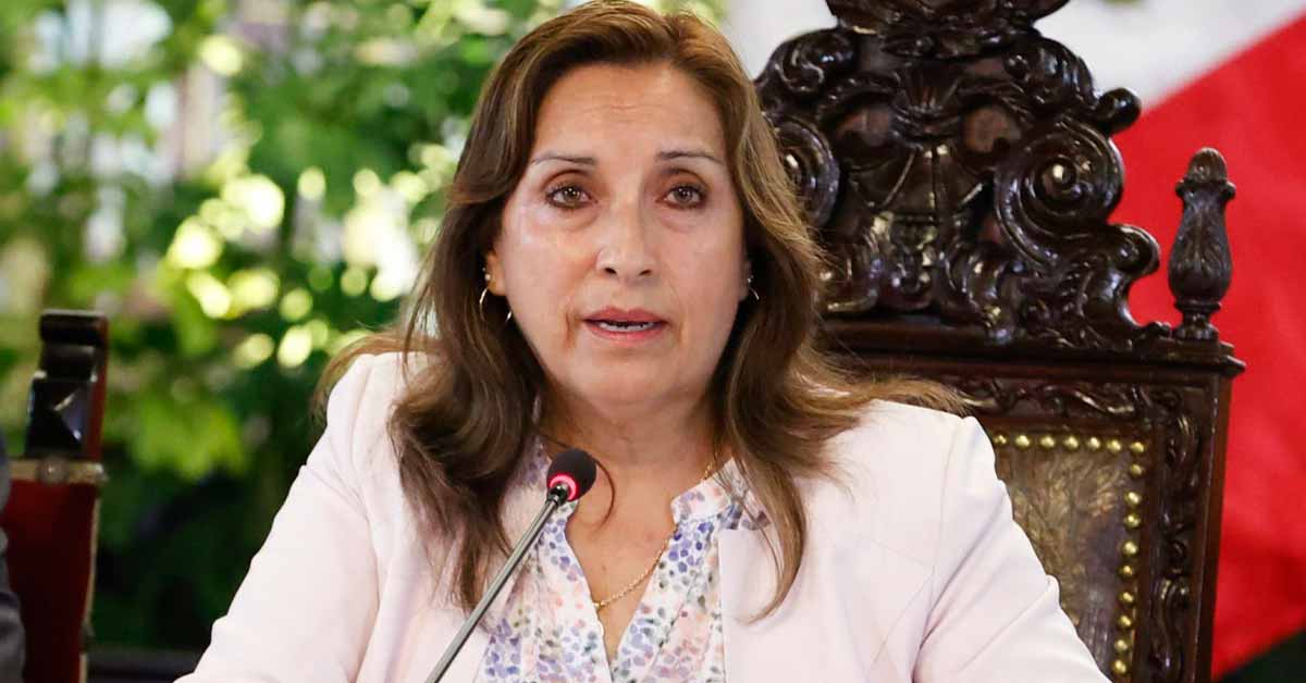 Perú Libre presentó moción de vacancia contra Dina Boluarte