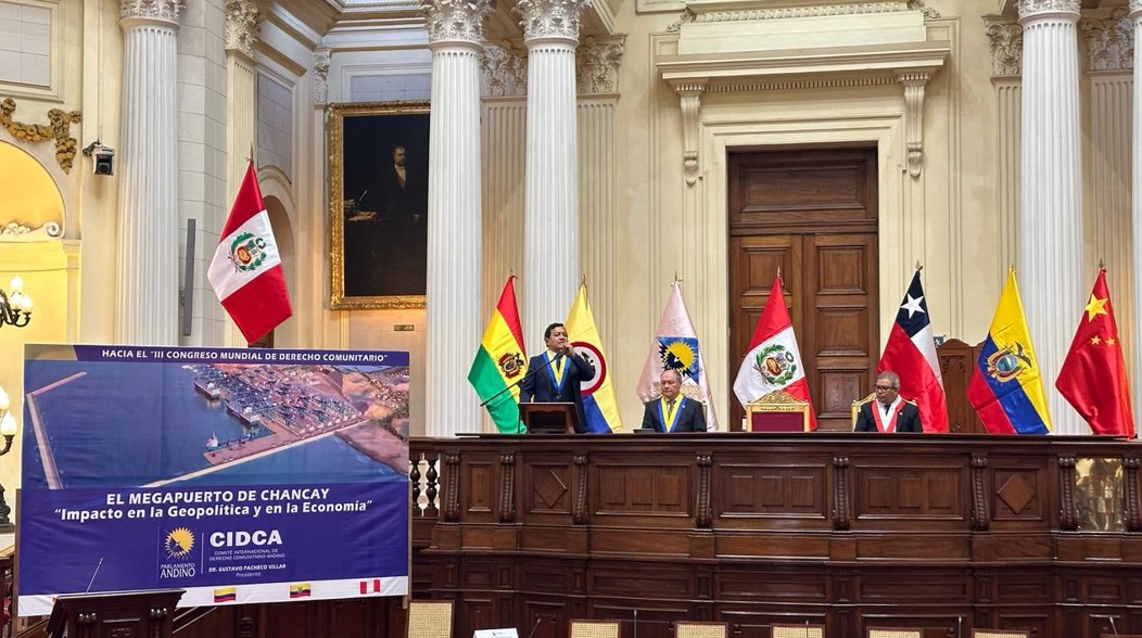 Parlamento Andino realiza foro sobre impacto geopolítico del megapuerto de Chancay