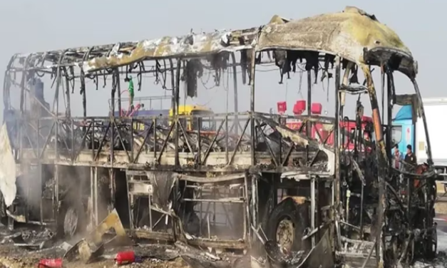 Pasamayo: pasajeros se salvaron de morir en incendio de bus