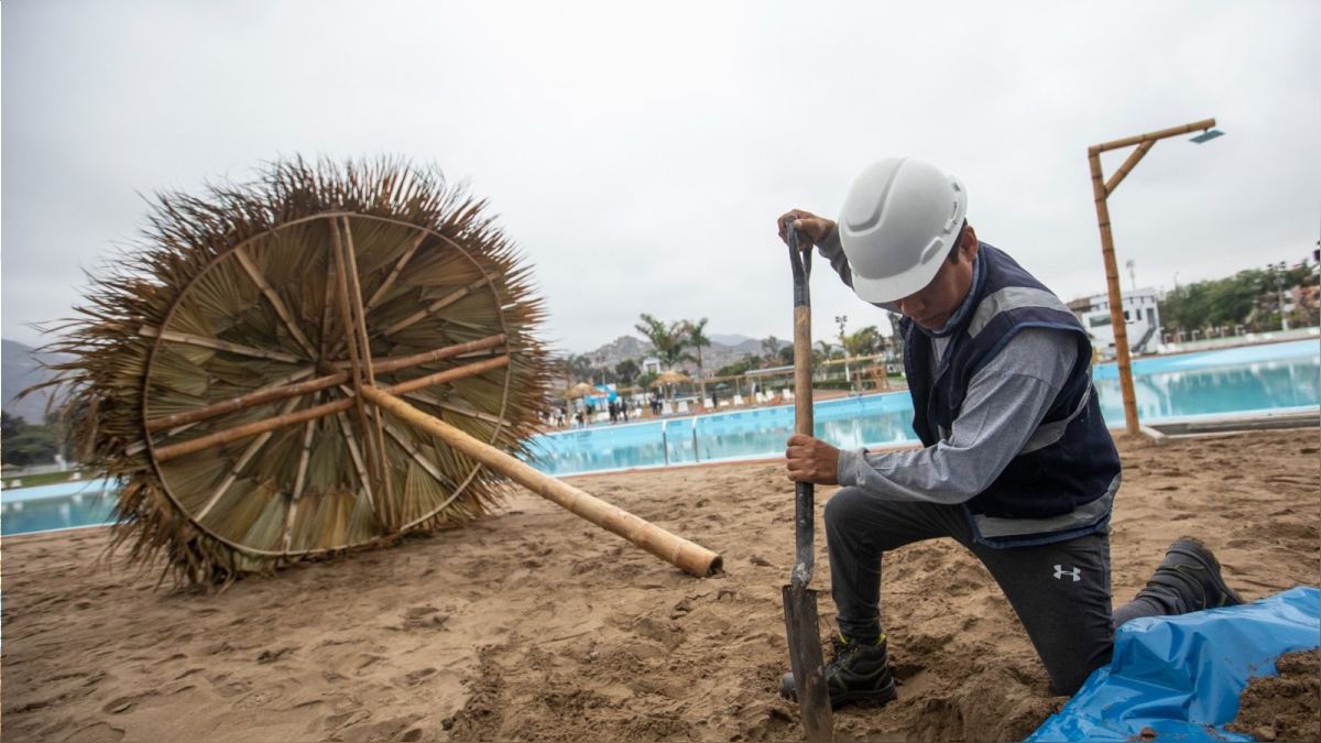 SJL: playa artificial ha costado más de S/107.000 en mantenimiento