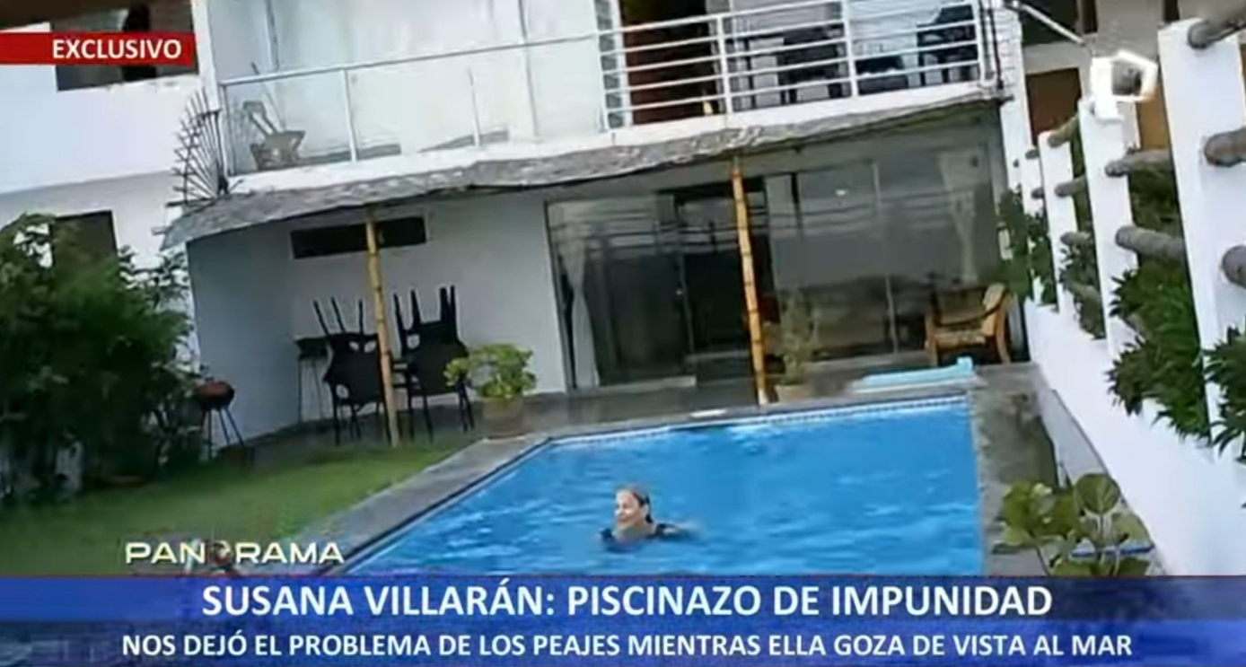 Municipalidad de Lurín destruyó la piscina de la familia de Susana Villarán