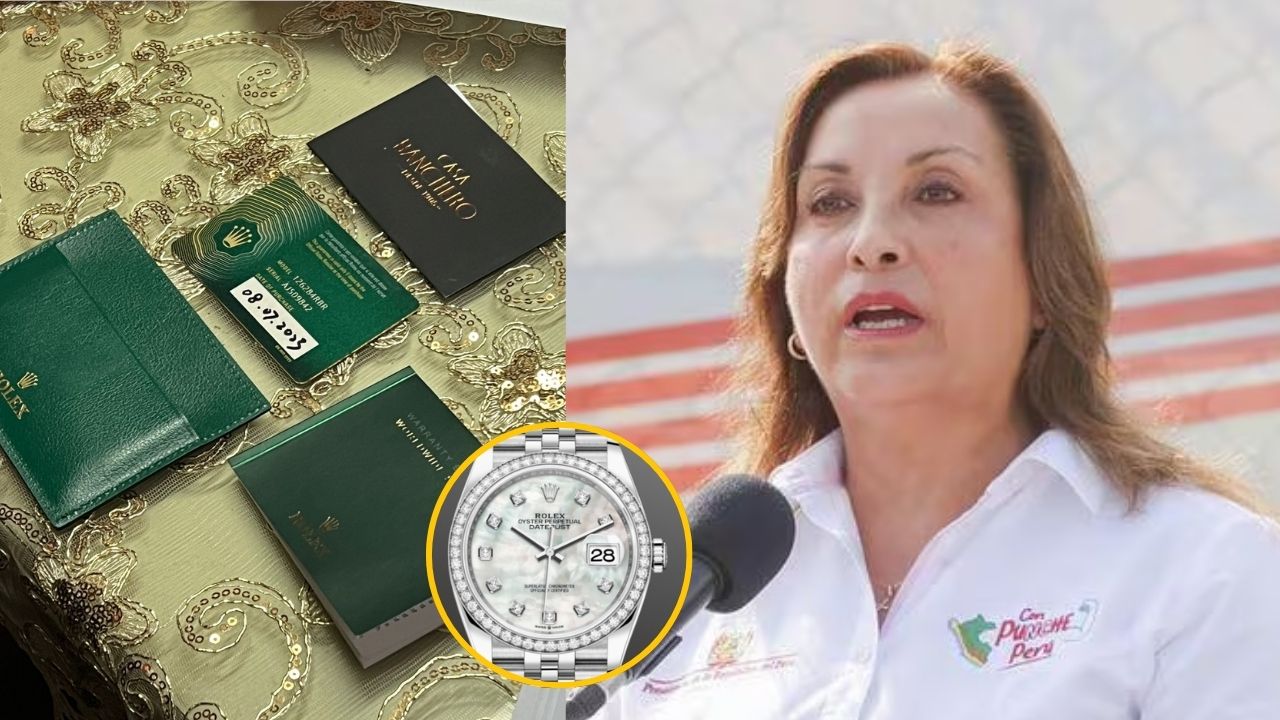Fiscalía halló tarjeta y documentación de Rolex en casa de Dina Boluarte