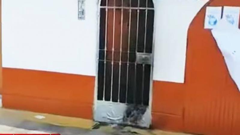 Bomba molotov hallada frente a colegio en La Perla