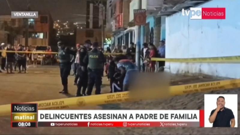Padre de familia es asesinado a tiros en Ventanilla