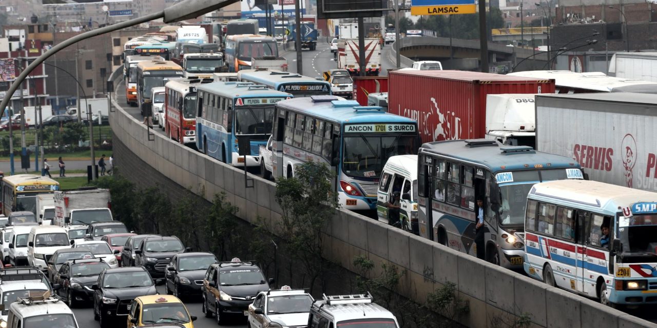 Estudio indica que Lima tiene el peor tráfico en América Latina