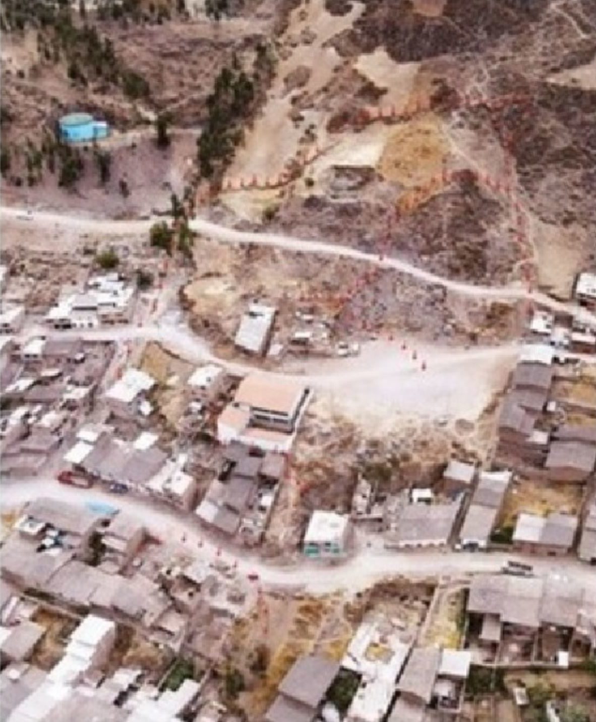 50 viviendas en Otuzco, La Libertad, en riesgo por deslizamiento
