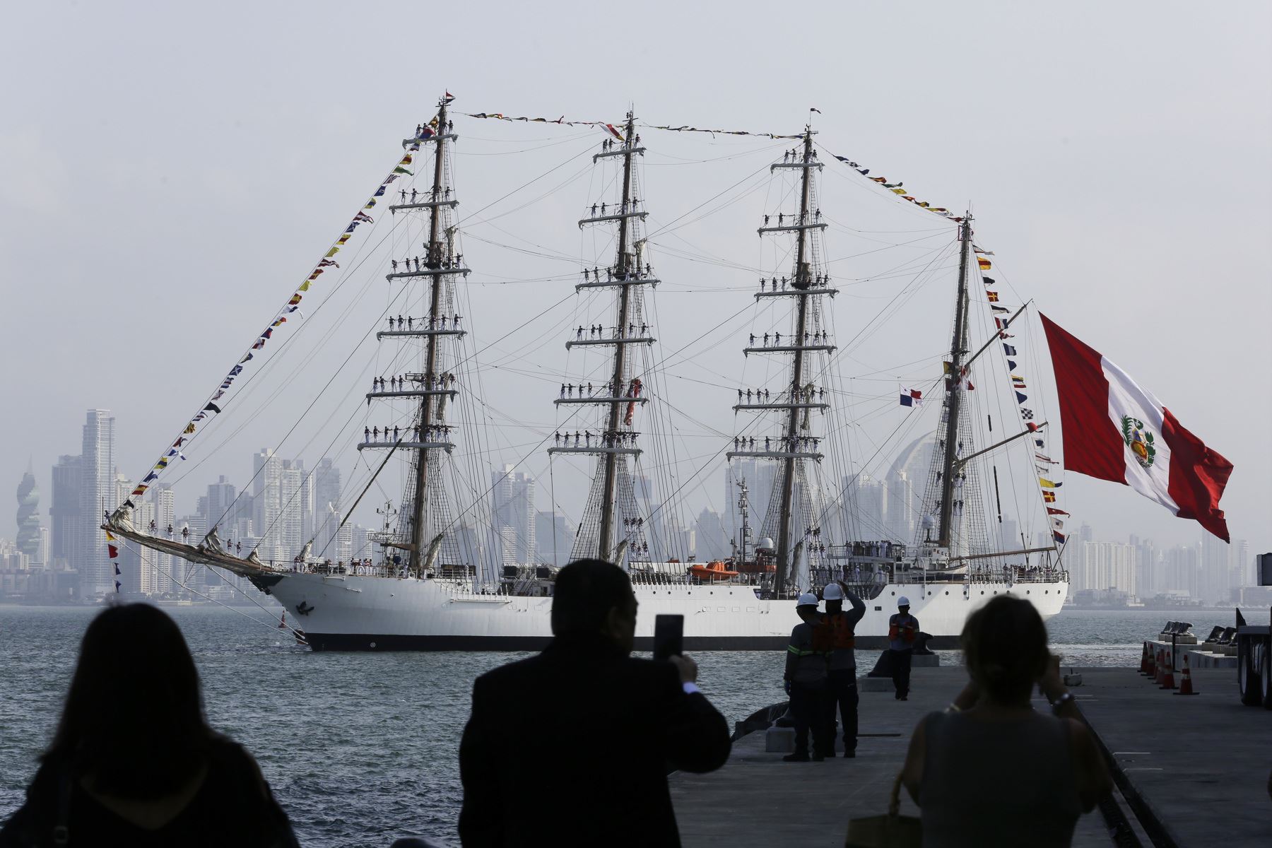 El Buque Unión llegó a Panamá: El último puerto tras dar la vuelta al mundo