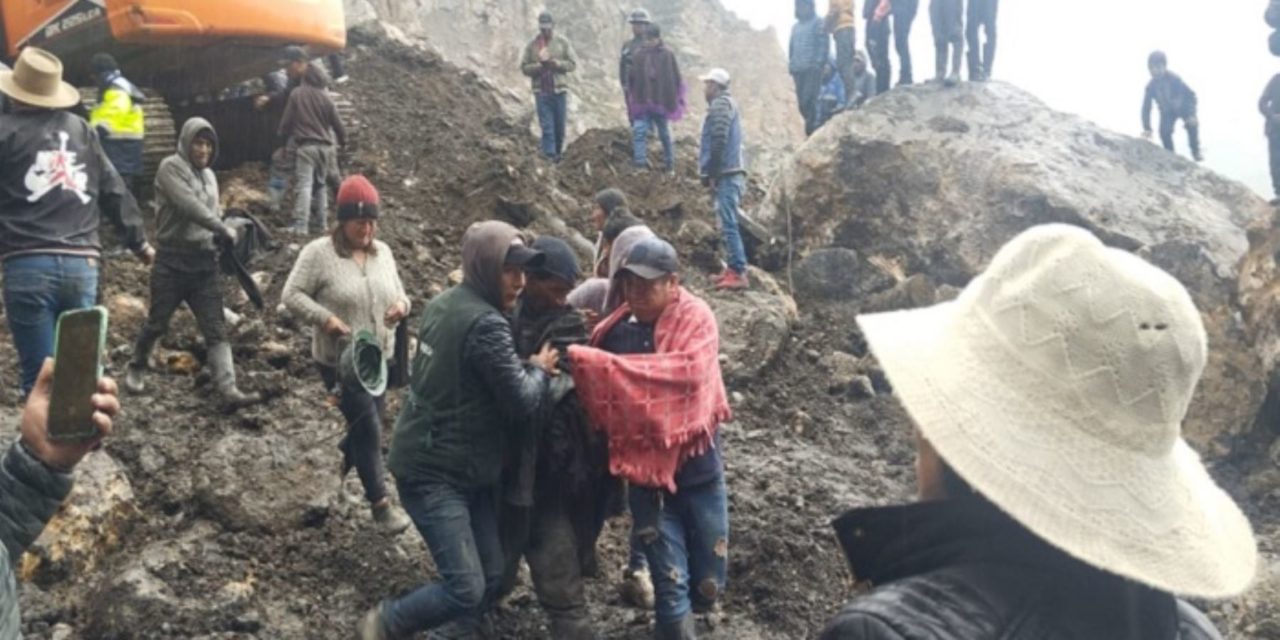 Rescatan a mineros tras más de 12 horas en Quiruvilca, La Libertad