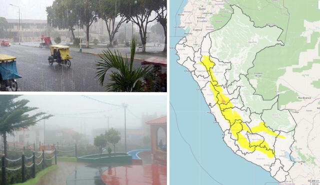 Senamhi emite alerta sobre fuertes lluvias y nevadas que afectarán a Lima