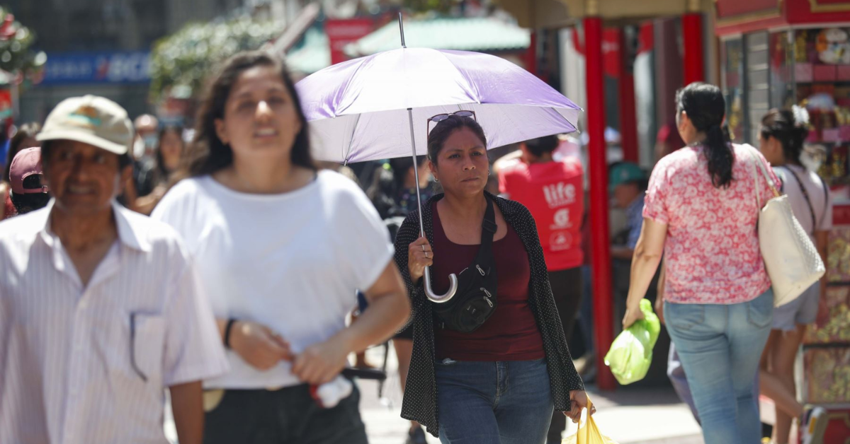 Lima soportó altas temperaturas de 30 °C