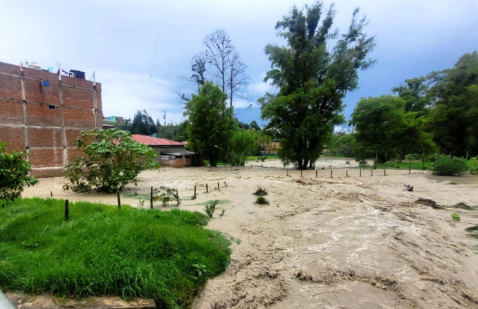 Cajamarca: lluvia intensa inunda tres viviendas en la provincia de Chota