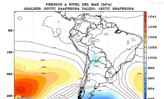 Anticiclón del Pacífico Sur se aproximará al continente en los siguientes días, según Senamhi