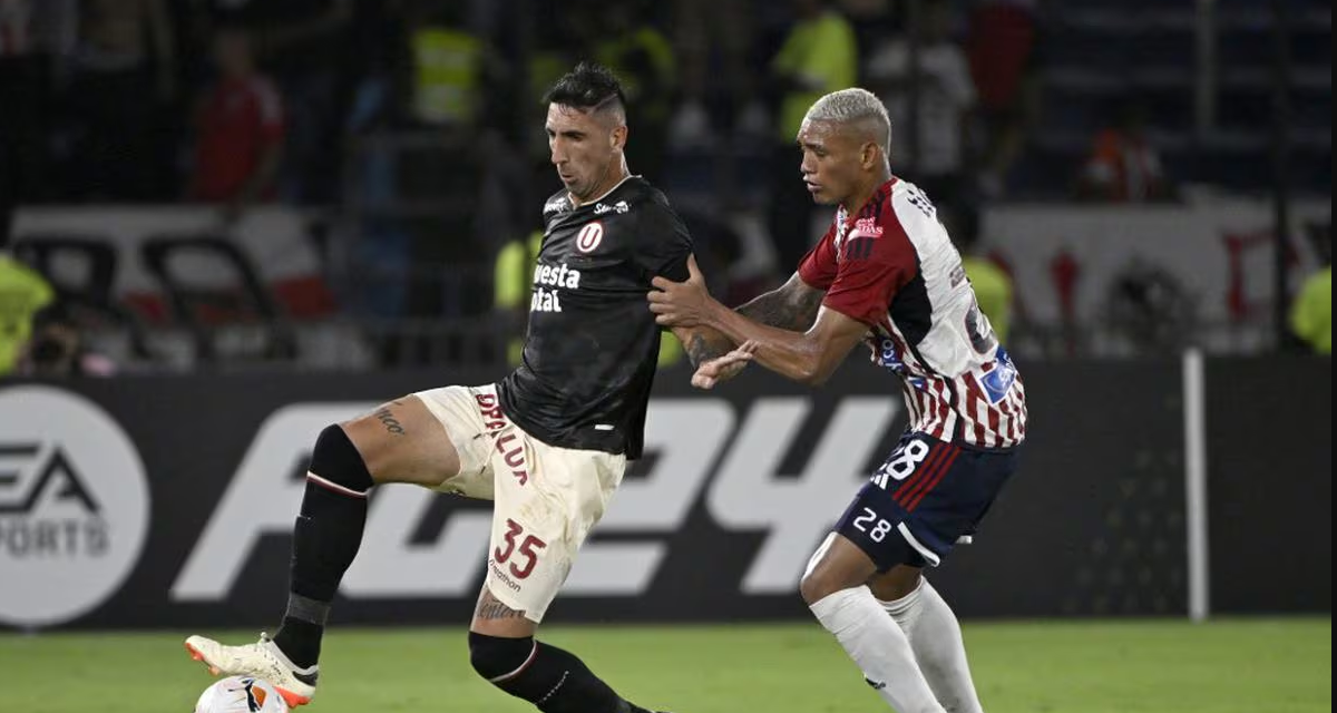 Universitario empató 1 -1 con Junior en Colombia por la Copa Libertadores