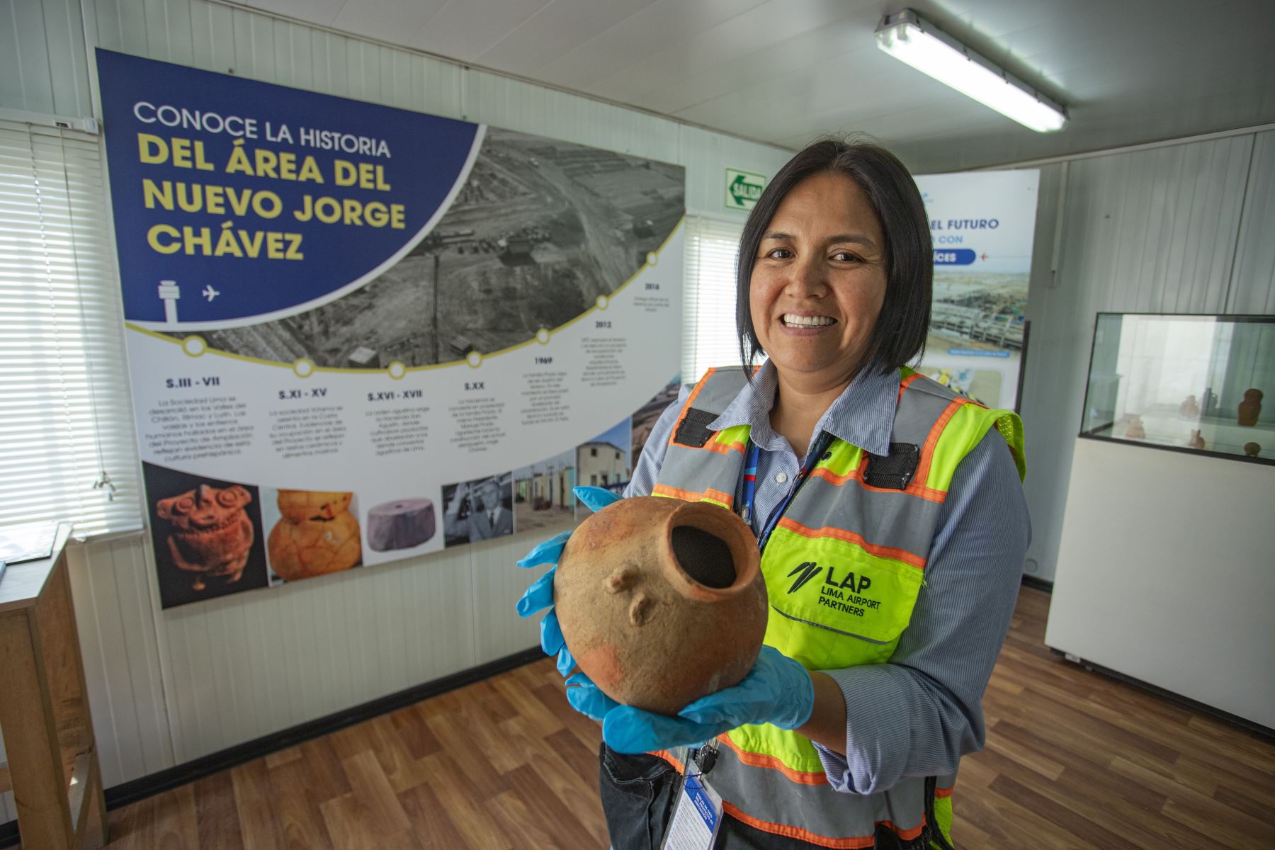 Aeropuerto Jorge Chávez preserva 75 piezas arqueológicas