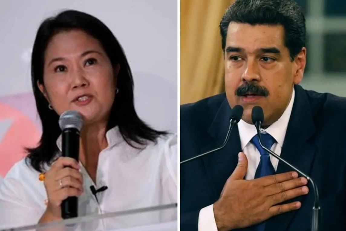 Keiko se enfrenta  a dictador Maduro
