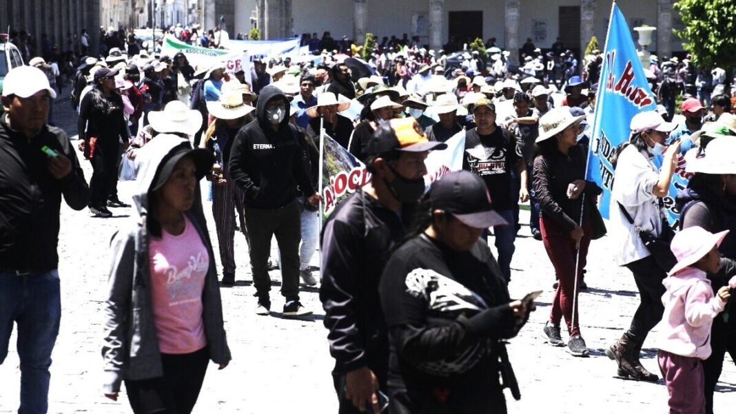 Comerciantes de Arequipa marcharán si declaran emergencia