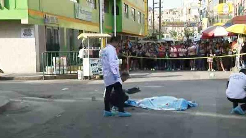 Joven muere a tiros en el mercado Vipol de San Martín de Porres