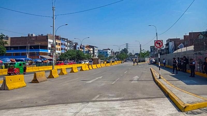 3 carriles reabiertos en prolongación Javier Prado tras obras de Línea 2