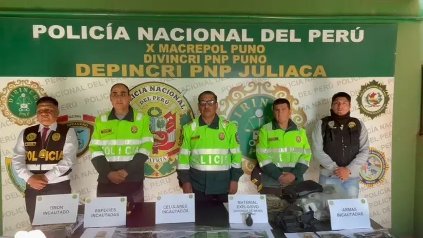 Policía captura a presuntos delincuentes en Puno