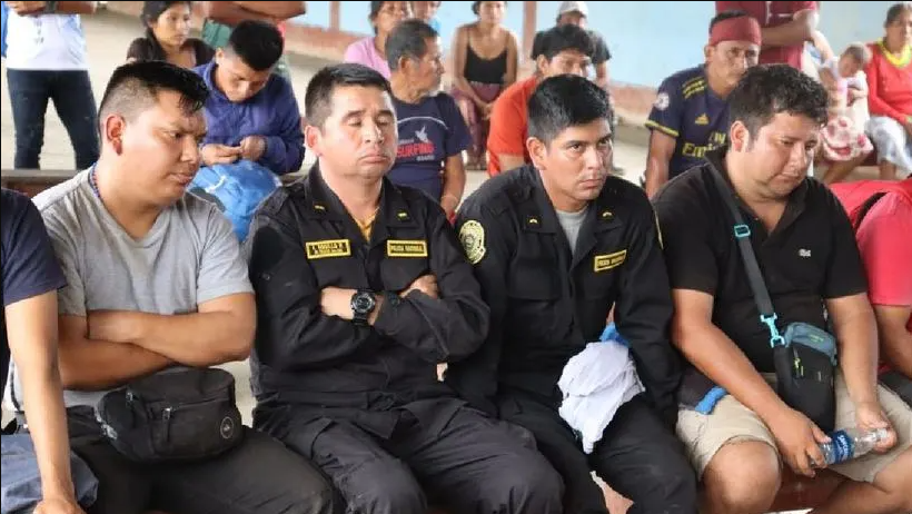 Detienen a policías y civiles retenidos por Nación Wampís
