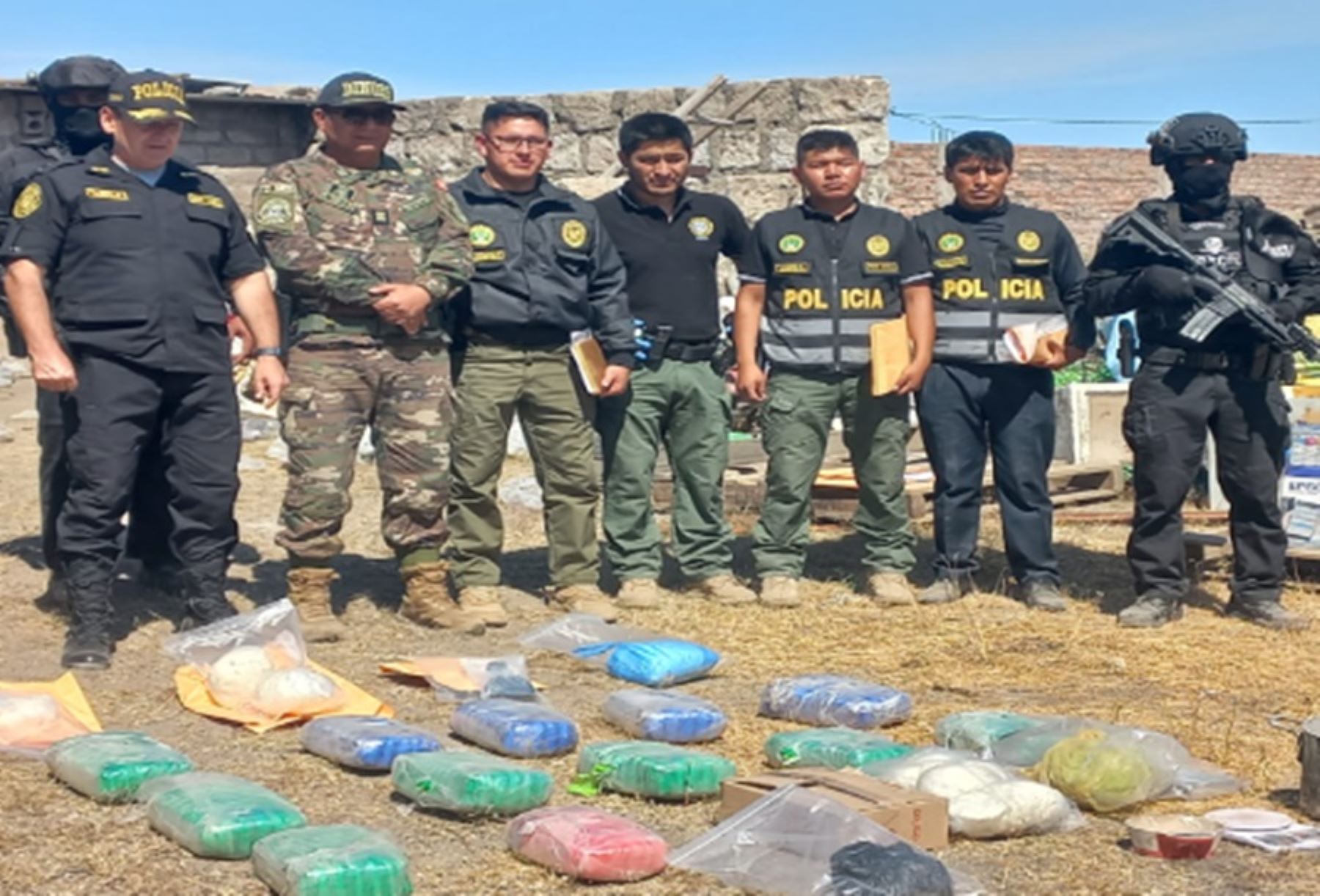 Red de narcotráfico desmantelada por PNP en Arequipa, Huánuco y Lima