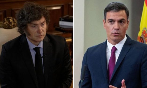 Milei culpa a Pedro Sánchez de traer "pobreza y muerte" a España