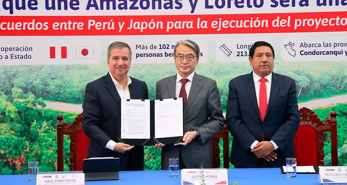 Perú y Japón juntos por carretera que unirá Amazonas con Loreto