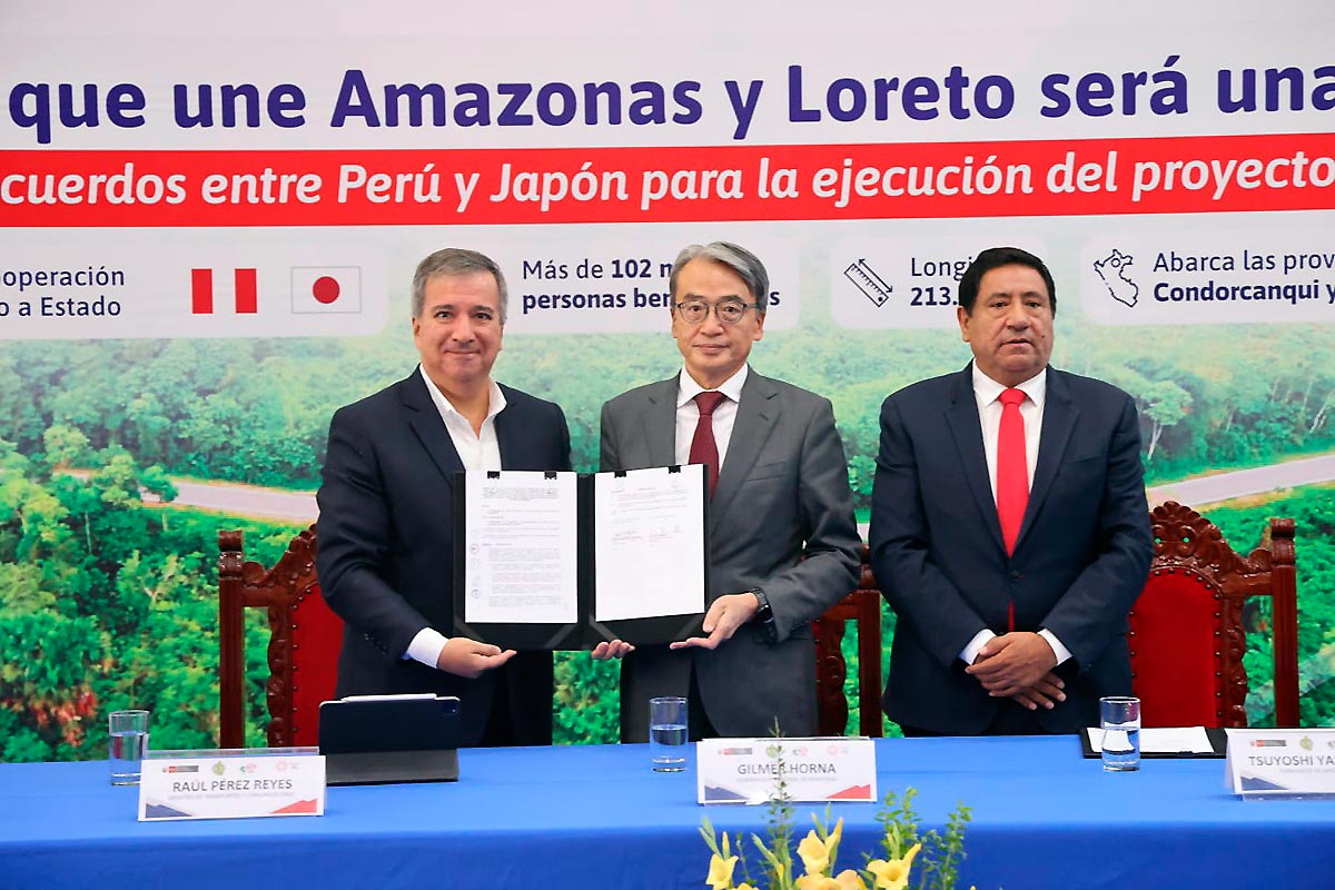 Perú y Japón juntos por carretera que unirá Amazonas con Loreto