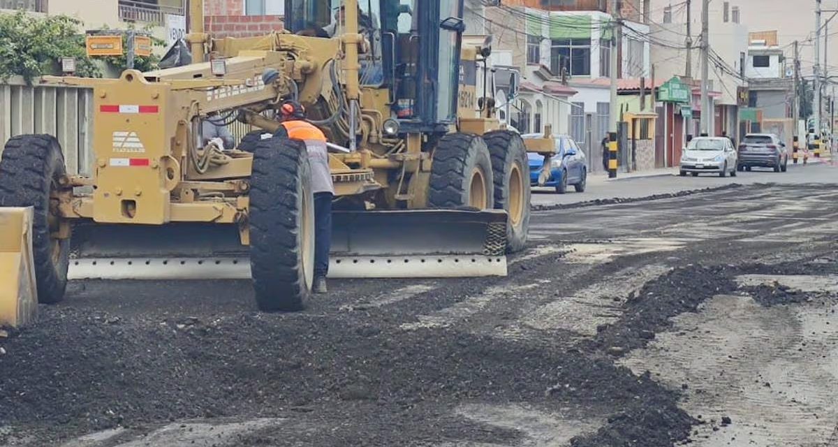 Investigarán a responsables por los desperfectos en avenida concurrida en Tacna