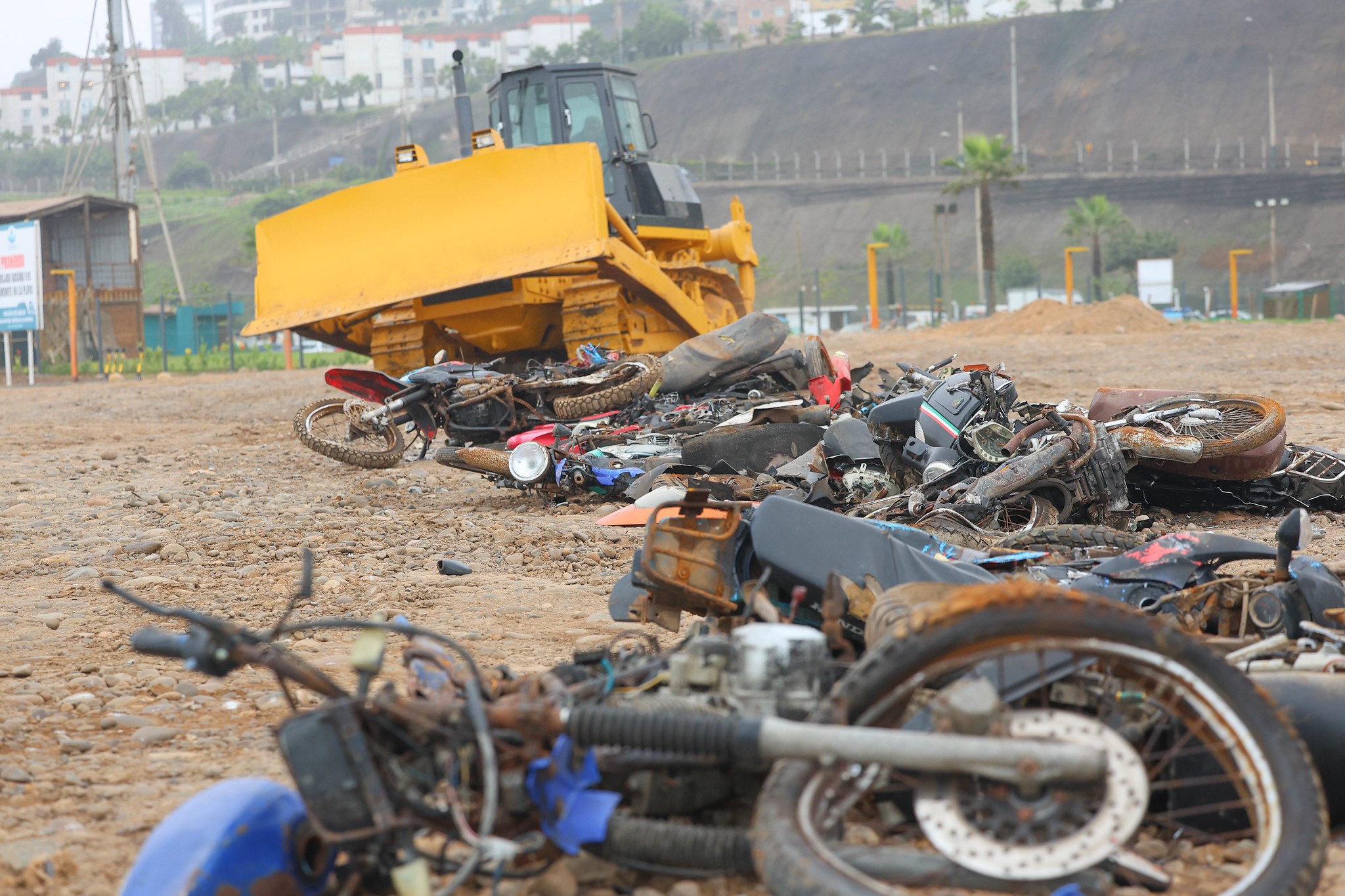 Magdalena: Destruyen más de 20 motos intervenidas en operativos