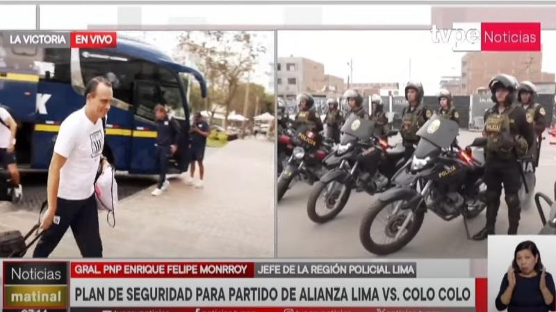 PNP despliega más de 1500 efectivos para Alianza vs. Colo Colo