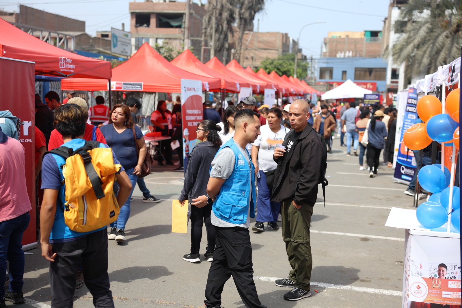 Se ofrecieron 3000 puestos de trabajo en la Feria del Empleo de Independencia