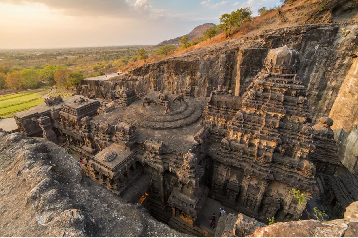 El monasterio de Kailasa: Es el templo más impresionante