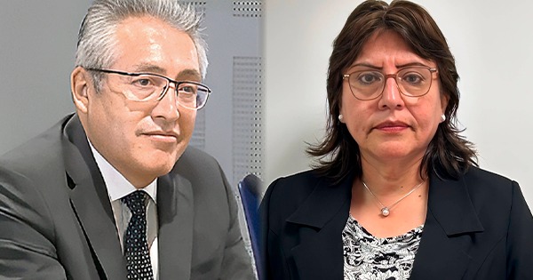 Delia Espinoza y Juan  Villena en disputa para  ser Fiscal de la Nación