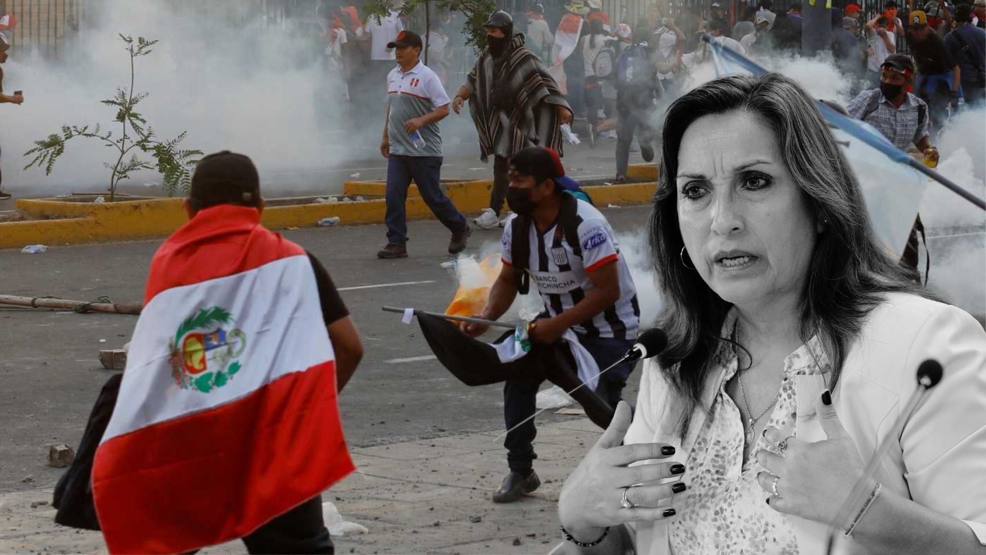 Dina Boluarte atribuye el aumento de la pobreza a las protestas sociales