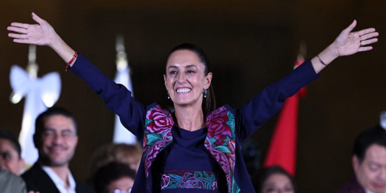 Claudia Sheinbaum se convierte en la primera mujer presidenta de México