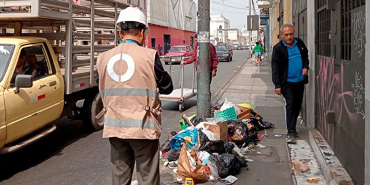 Cercado de Lima: OEFA detecta 35 puntos críticos de acumulación de basura