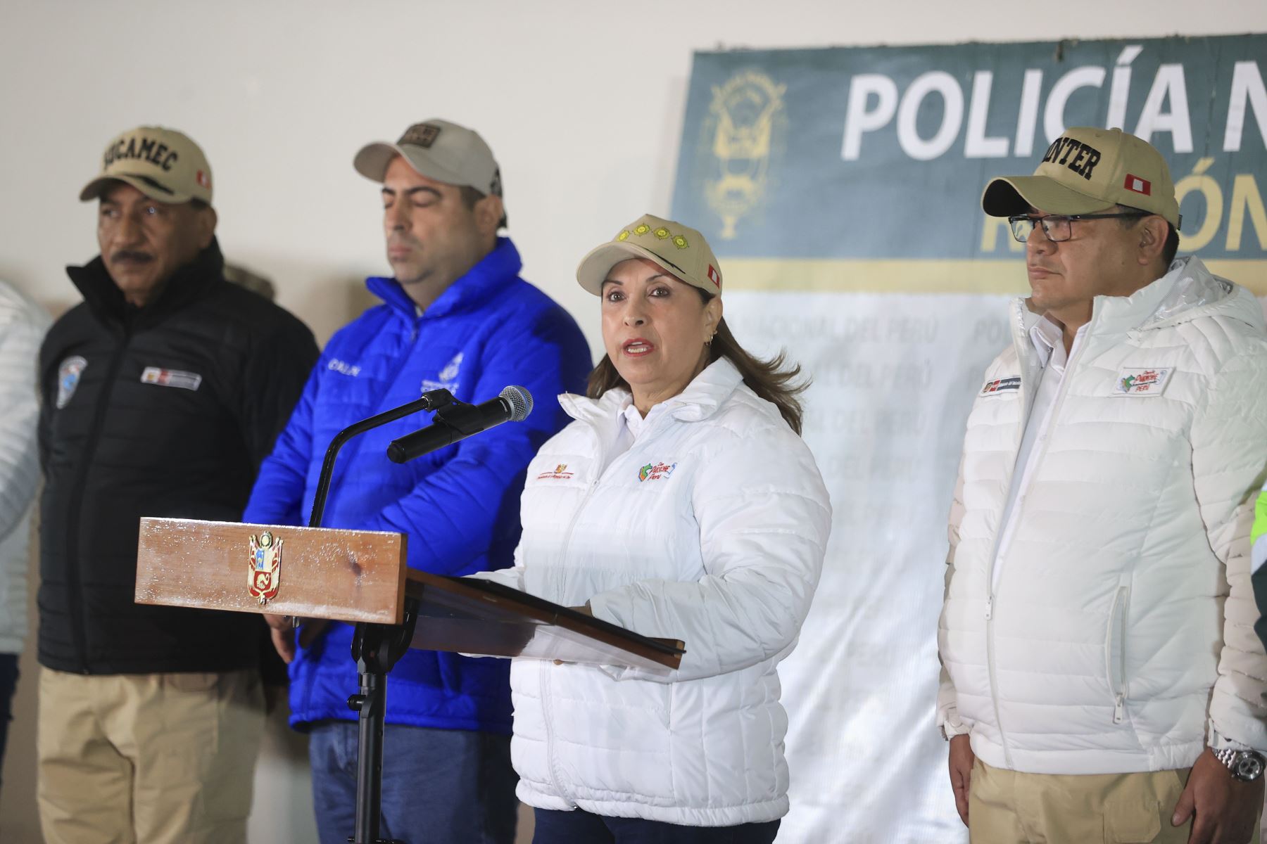 La presidenta Dina Boluarte anuncia operativo antidelinquencia y crimen organizado en todo el país