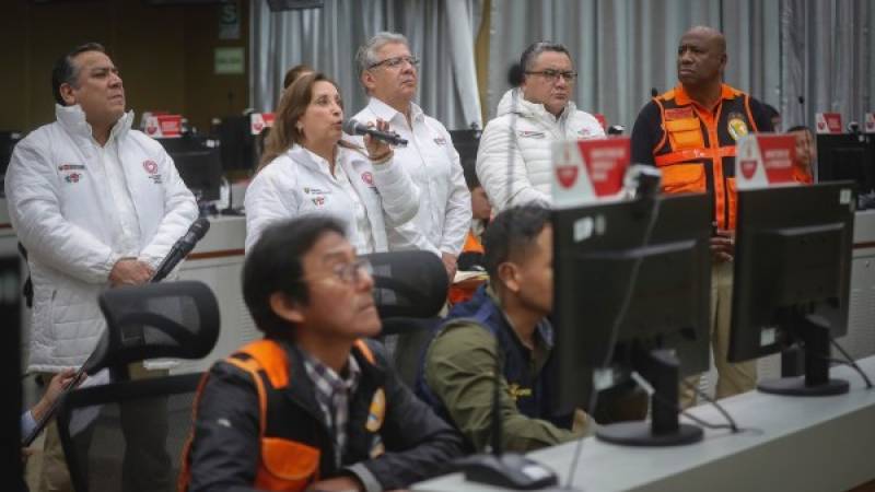 Dina Boluarte pide a los peruanos estar listos ante un desastre