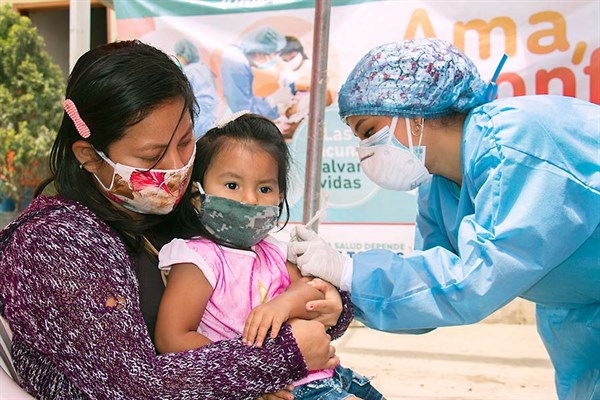 Minsa: Niños menores de 5 años terminarán esquema de vacunas